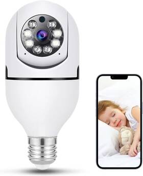Foshan Eurasia Energy Technology Co. Ltd. 732122671645 2k Light Bulb Security Camera -5g& 2.4ghz Wifi Cameras Home
