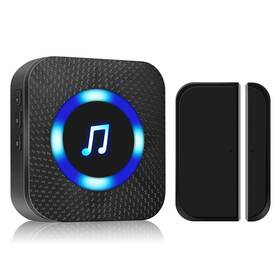 Foxiszmc 760654654942 Battery Operated Door Chime Receiver Wireless Sensor Alarm For Ho