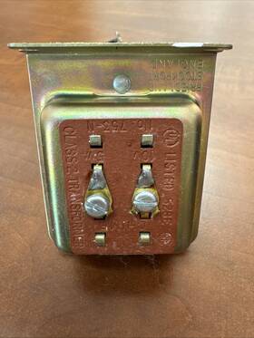 7a01 Friedland General Electric Model V&e Hardwired Doorbell 120v Midcenmodern