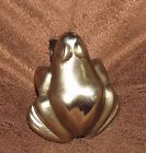 Mhr53 Frog Nickel "the " Door Bell Sitting Chimes Ringer Silver Michael Healy