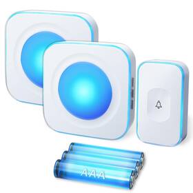 D-157-1t2dc Fuhongrui Wireless Doorbell Battery Operated For Home 1200ft Hearing