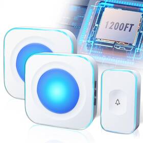 W-a-275 Fuhongrui Wireless Doorbell Plug In 1200feet Door Bell Battery Operated Doorbe