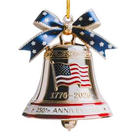1086007 Fukaisu United States 250th Anniversary Bell Ornament Flat As Shown In The Picture