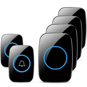 Full House 936657702049 Wireless Doorbell Fullhouse Waterproof Door Bell Kit Distinguish Front And