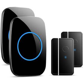 Full House 936657704432 Door Chime When Opens Fullhouse Sensor Wireless Entry Alarm With 1