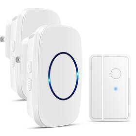 Full House 936657710754 Door Chime When Opens Fullhouse Sensor Wireless Entry Alarm With 1