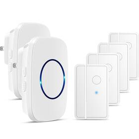 Full House 936657710778 Door Chime When Opens Fullhouse Sensor Wireless Entry Alarm With 1