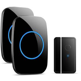 Yb18-4fba Full House Door Chime When Opens Fullhouse Sensor Wireless Entry Alarm With 1