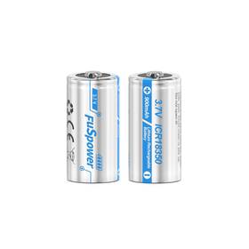 Icr18350 Fuspower 18350 Rechargeable Batteries 900mah 3.7v Icr Li-ion Batter