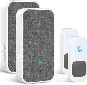 Fuyingxing 313032013000 Wireless Doorbell Remote Door Bell Ringer Long Range 1300ft With Fabri