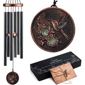 Wic-r01 Gabzart Wind Chimes For Outside Hummingbird Deep Tone Vintage Chime Outdoor Cle