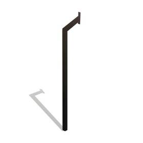 Gate Crafters 837654712719 Esatate Swing Kps Keypad/intercom Stand - In Ground Mount Black