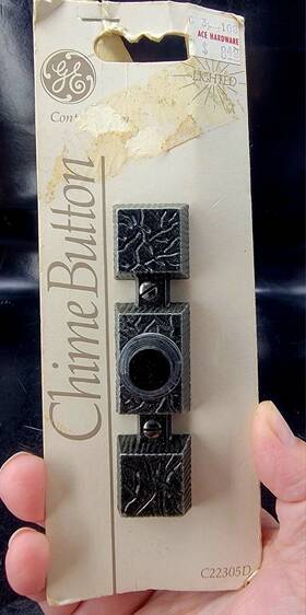 C22305 Ge 043180010667 Contemporary Lighted Doorbell Button Historic Restoration Preservation