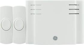 Ge 726084204003 Wireless Doorbell Kit 2 Push Buttons Door Bells For Homes 8 Melodies C