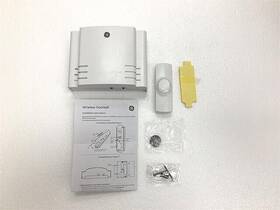 19248 Ge 763429200696 Battery Operated Wireless Door Chime Push Button Doorbell Unit Kit