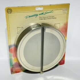 C464dn Ge Vintage Electric Door Chime Bell 9 1/4 Inch Round Silver 2 1990