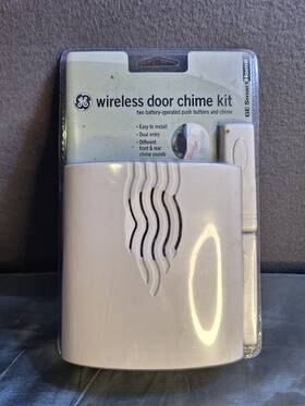 Ge1602s Ge Smarthome 8 Note Wireless Door Chime Kit Dual Entry Sealed