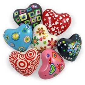 Geocentral 893025178443 Heart Chime Assorted 1 Piece Randomly Chosen Classic