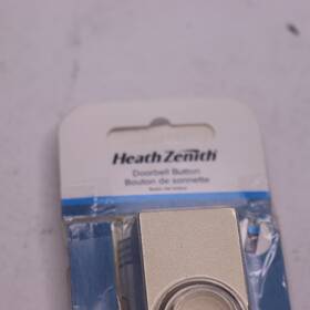 3014517 Globe 1-pk Wireless Pushbutton Doorbell Satin Nickel And Silver