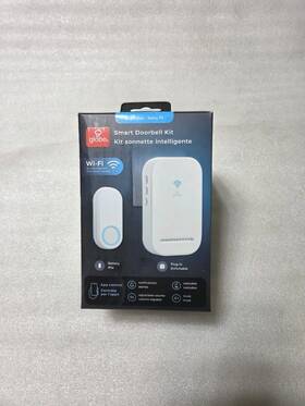 Globe Electric 058219689691 Wi-fi Smart Wireless Doorbell Chime Kit With Lighted Plug-in N W