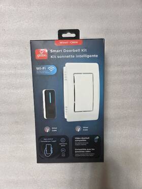 18000156 Globe Electric Smart Doorbell Kit Button 85 Db Ding Or Dong