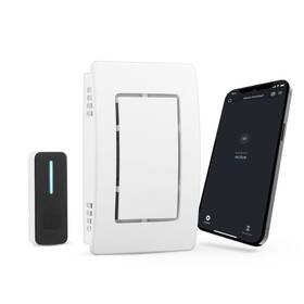 91009243 Globe Electric Heath Zenith Plastic Wired Smart Doorbell - White