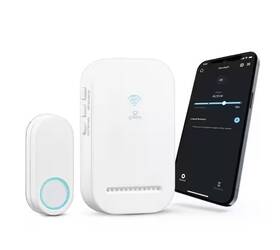 91009260 Globe Electric Smart Wireless Doorbell Chime Kit Plug-in Battery Operated