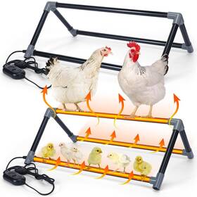 Jei-glooglitter-0374 Glooglitter Coop Heated Chicken Perch Warming Heater Adjustable Temperature Preve