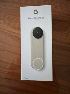 Google Nest 193575027807 Wireless Doorbell Battery 2nd Gen - Linen Used