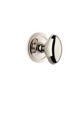 809928 Grandeur Circulaire Rosette Dummy With Eden Prairie Knob In Polished N