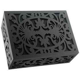 Graues 720167558694 Modern Black Wooden Doorbell Chime Cover Box Noise-reducing Decorative B