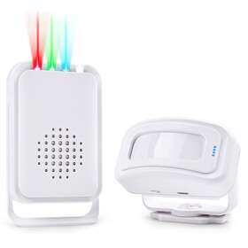 Ks-sf20r-pro Greencycle Indoor Motion Sensor With Receiver Loud Chime Bell Vibration Mode Warm Reminder