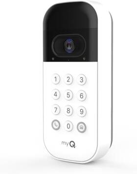 Vkp1-myq Group Myq Smart Garage Door Video Keypad With Wide-angle Camera Customizable Pin Co