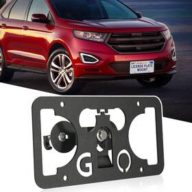 6711 Gruoiz A/6711 No Drill Front Grille License Plate Mount Compatible With Ford Edge 2nd Gen 2