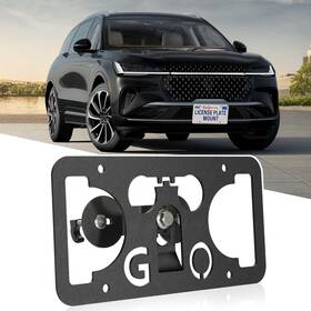 6720 Gruoiz A/6720 No Drill Front Bumper License Plate Mount Compatible With Lincoln Aviator/cor