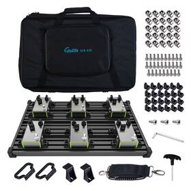 Joyo-guitto-gpb02 Guitto Guitar Pedalboard - Secure Clip-on Design Pedal Board Aluminum Alloy W