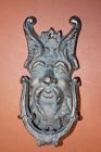 H-93 Unbranded Gargoyle Door Knocker Bronze Look Heavy Cast Iron King
