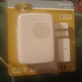 1001 Hampton 417 374 2 New In Box Bay Wireless Door Sensor Alert Kit White