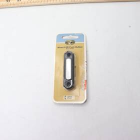 Hb-560-00 Hampton Bay Wired Led Illuminated Doorbell Push Button Black