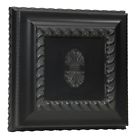 Ch5201-bk Hand Chime Square Door Carved Black Craftmade
