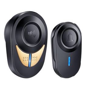 Db04-b Hapythda Wireless Doorbell Classroom With 48 Chimes 5 Volume Levels Metal Hor