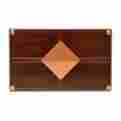 Hb-7613-02 Hb-7613 Hampton Bay Wireless Or Wired Door Bell Medium Red Oak Wood With Diamond Medallion