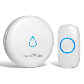 Htdb-101 Heart Of Tafiti Wireless Doorbell Waterproof 4 Adjustable Volumes 32 Melodies Colorful Led Flash