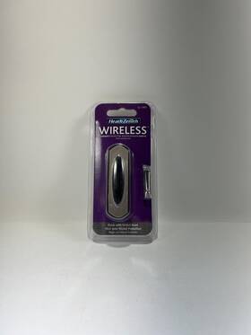 Sl-7303 Heath 016963620315 Zenith Wireless Push Button For Doorbell Black And Satin Nickel