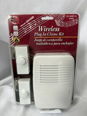 Le-6167-a Heath 77745 Zenith Wireless Button With Plug In Receiver Door Chime Kit Nip