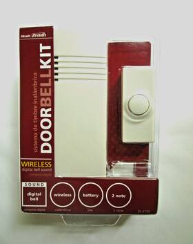 Dl6150-01 Heath Zenith Wireless Doorbell Chime Battery Operated 2 Note - New