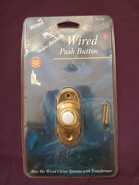 Le-212 Heath Wired Push Button For Chime Systems With Transformers Heath/zenith