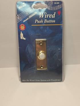 Le-215 Heath Wired Push Button For Chime Systems With Transformers Heath/zenith