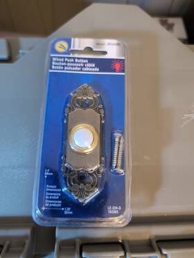 Le-224 Heath Wired Push Button For Chime Systems With Transformers Heath/zenith