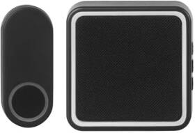 18000151 Heath Zenith 058219772041 Wireless Door Chime Kit Plastic Black